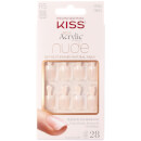 Kiss Salon-Acryl-Nude-Nägel (verschiedene Farbtöne) - Farbton: #f7e7da||Atemberaubend