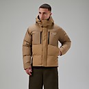 Men's Sabber Hooded Down Insulated Jacket Natural - S