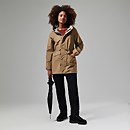 Women's Swirlhow Hooded Waterproof Jacket Turqoise/Red - 14
