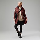 Women's Nula Micro Synthetic Insulated Long Jacket Brown - 12