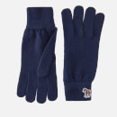 PS Paul Smith Zebra Appliqué Wool Gloves