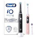 Oral-B iO Series 6 Elektrische Zahnbürste Black Lava/Pink Sand mit 2. Handstück
