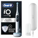 [Zahnarztpraxis-Angebot] Oral-B iO Series 10 Elektrische Zahnbürste, Lade-Reiseetui, Stardust White