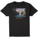 Lord Of The Rings Argonath Men's T-Shirt - Black Lord Of The Rings Argonath Men's T-Shirt - Black