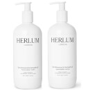 Herlum Hand and Body Wash and Lotion Duo - Sandalwood and Grapefruit 500ml (Worth £63.00)