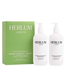 Herlum Hand and Body Wash and Lotion Duo - Sandalwood and Grapefruit 500ml (Worth £63.00)
