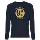 Harry Potter Platfrom Men's Long Sleeve T-Shirt - Navy