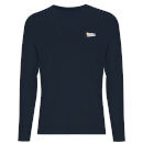 Back To The Future Varsity Men's Long Sleeve T-Shirt - Navy