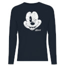 Worn Face Men's Long Sleeve T-Shirt - Navy