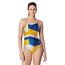 Glimmer Flyback One Piece - Blue Gold | Size 20