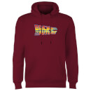 Back To The Future Classic Logo Hoodie - Burgundy