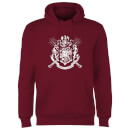 Harry Potter Hogwarts House Crest Hoodie - Burgundy