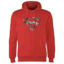 Marble Superman Logo Hoodie - Red