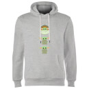 The Mandalorian The Child Poses Hoodie - Grey