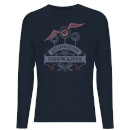 Harry Potter Quidditch At Hogwarts Men's Long Sleeve T-Shirt - Navy
