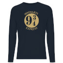 Harry Potter Platform Men's Long Sleeve T-Shirt - Navy