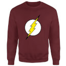 Justice League Flash Logo Sweatshirt - Burgundy