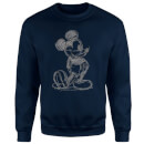 Disney Mickey Mouse Sketch Sweatshirt - Navy