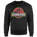Jurassic Park Logo Vintage Sweatshirt - Black