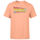 Back To The Future Classic Logo Men's T-Shirt - Coral