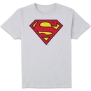 Official Superman Shield Men's T-Shirt - White Official Superman Shield Men's T-Shirt - White
