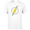 Justice League Flash Logo Men's T-Shirt - White