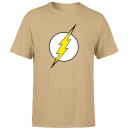 Justice League Flash Logo Men's T-Shirt - Tan