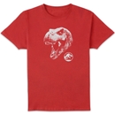 Jurassic Park T Rex Men's T-Shirt - Red