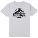 Jurassic Park Logo Men's T-Shirt - White Jurassic Park Logo Men's T-Shirt - White