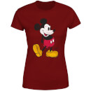 Disney Mickey Mouse Classic Kick Women's T-Shirt - Burgundy