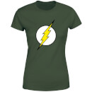 Justice League Flash Logo Women's T-Shirt - Green
