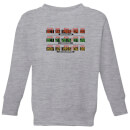 Back To The Future Destination Clock Kids' Sweatshirt - Grey