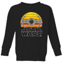 Star Wars Classic Sunset Tie Kids' Sweatshirt - Black