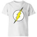 Justice League Flash Logo Kids' T-Shirt - White