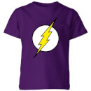 Justice League Flash Logo Kids' T-Shirt - Purple