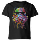 Star Wars Paint Splat Stormtrooper Kids' T-Shirt - Black