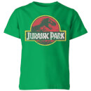 Jurassic Park Logo Vintage Kids' T-Shirt - Green