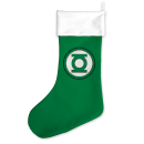 Green Lantern Comic Logo Christmas Stocking