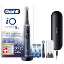 Oral-B iO 9 Elektrische Zahnbürste Black mit 8 Aufsteckbürsten