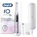 Oral-B iO 9 Elektrische Zahnbürste/Electric Toothbrush, Magnet-Technologie, rose quartz mit 8 Aufsteckbürsten
