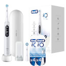 Oral-B iO Series 6 Elektrische Zahnbürste White met 8 Aufsteckbürsten