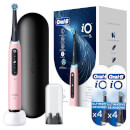 Oral-B iO Series 5 Elektrische Zahnbürste Blush Pink met 8 Aufsteckbürsten