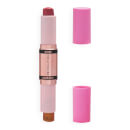 Makeup Revolution Blush & Highlight Stick - Flushing Pink