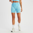 MP Women's Shape Seamless Cycling Shorts - Blue Tie Dye - XS