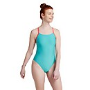 Solid T-Back One Piece - Turquoise | Size 28