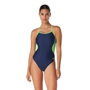 Eco Solid Flyback One Piece - Navy Green | Size 20