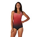 Ombre Ultraback One Piece - Maroon | Size 18
