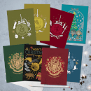Harry Potter Christmas Greeting Cards 8-Pack