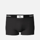 Calvin Klein Logo Cotton-Blend Trunks - S