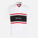 Tommy Jeans Colourblock Cotton-Jersey Rugby Top - M
